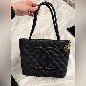 Chanel Caviar Medallion Tote